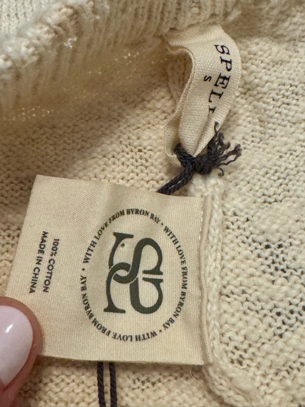 πΎ Spell & The Gypsy Collective Highland Knit Pants β Cream β Size S β NWT πΎ - Picture 14 of 16